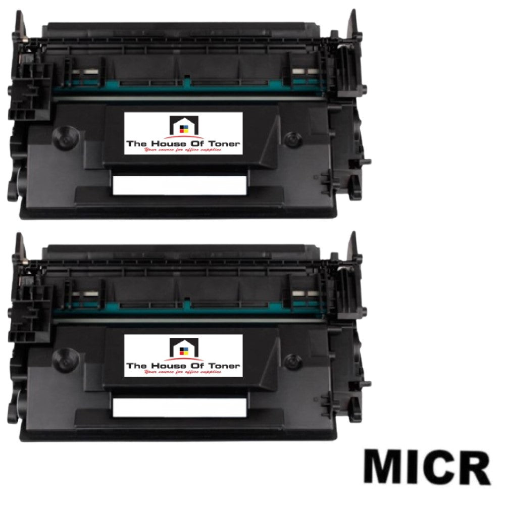 Compatible Toner Cartridge Replacement for HP CF287X (87X) High Yield (18K YLD) 2-Pack (W/Micr) Compatible Toner Cartridge Replacement for HP CF287X (87X) High Yield (18K YLD) 2-Pack (W/Micr)