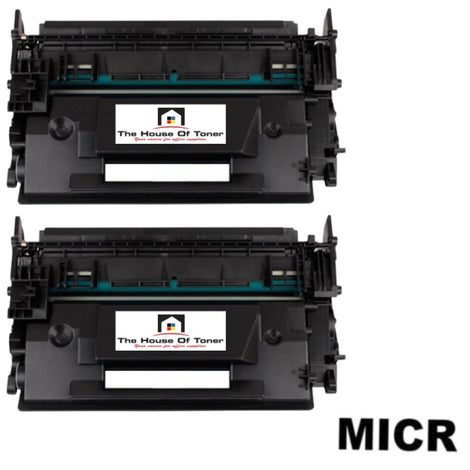 Compatible Toner Cartridge Replacement for HP CF287X (87X) High Yield (18K YLD) 2-Pack (W/Micr)