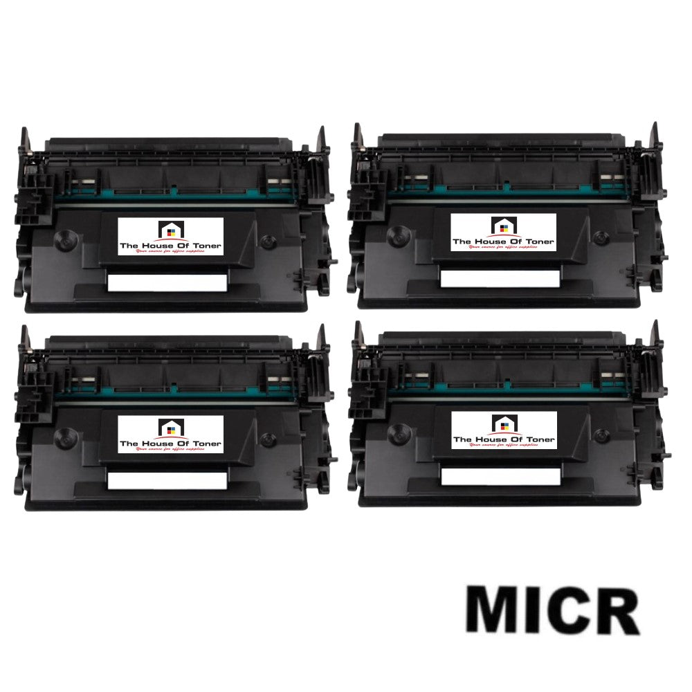 Compatible Toner Cartridge Replacement for HP CF287X (87X) High Yield (18K YLD) 4-Pack (W/Micr) Compatible Toner Cartridge Replacement for HP CF287X (87X) High Yield (18K YLD) 4-Pack (W/Micr)