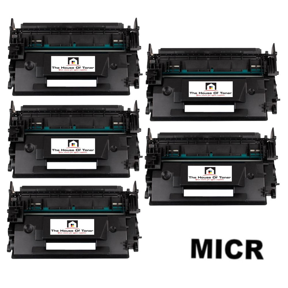 Compatible Toner Cartridge Replacement for HP CF287X (87X) High Yield (18K YLD) 5-Pack (W/Micr) Compatible Toner Cartridge Replacement for HP CF287X (87X) High Yield (18K YLD) 5-Pack (W/Micr)
