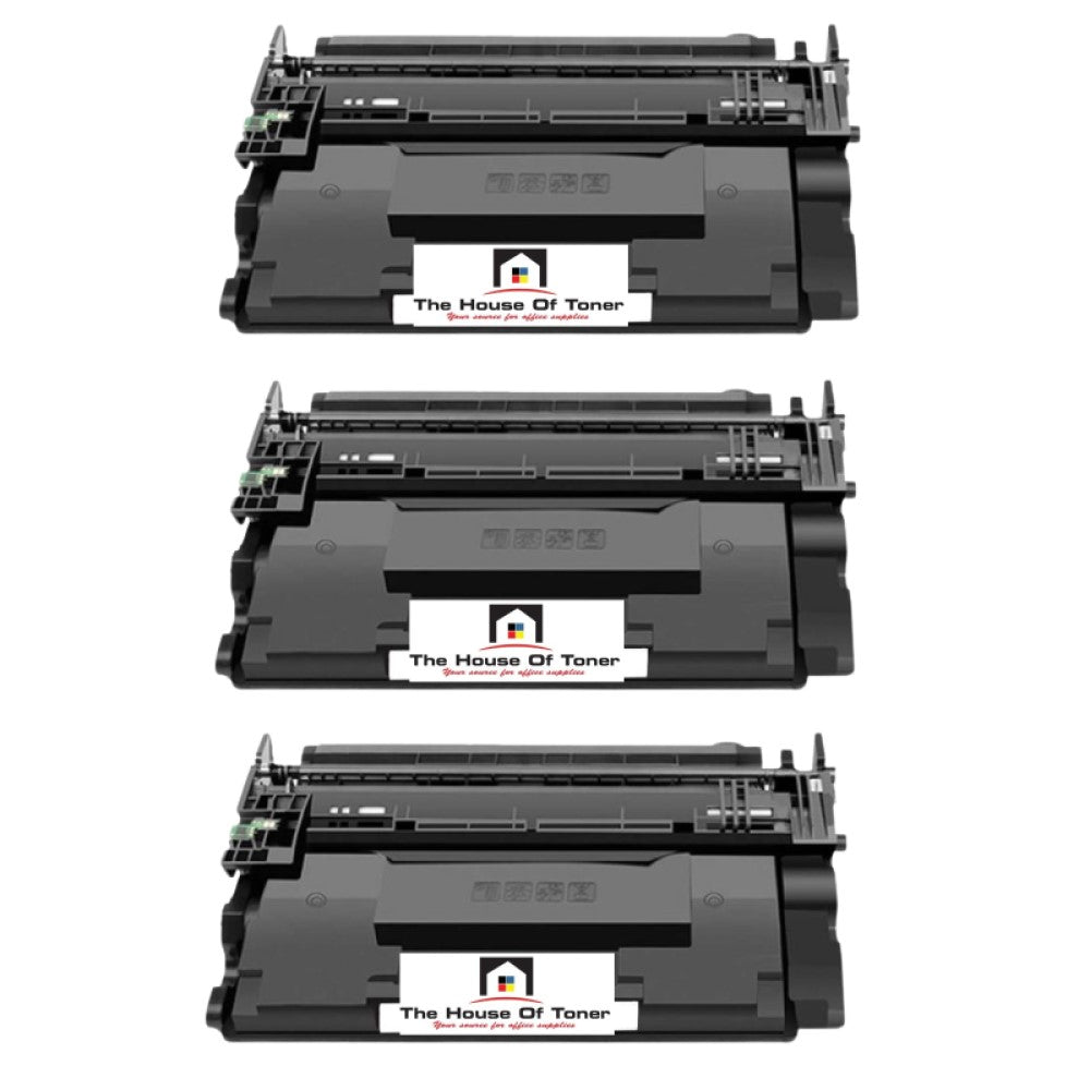 Compatible Toner Cartridge Replacement For HP CF289X (89X) High Yield Black (10K YLD) 3-Pack (W/New Chip) Compatible Toner Cartridge Replacement For HP CF289X (89X) High Yield Black (10K YLD) 3-Pack (W/New Chip)
