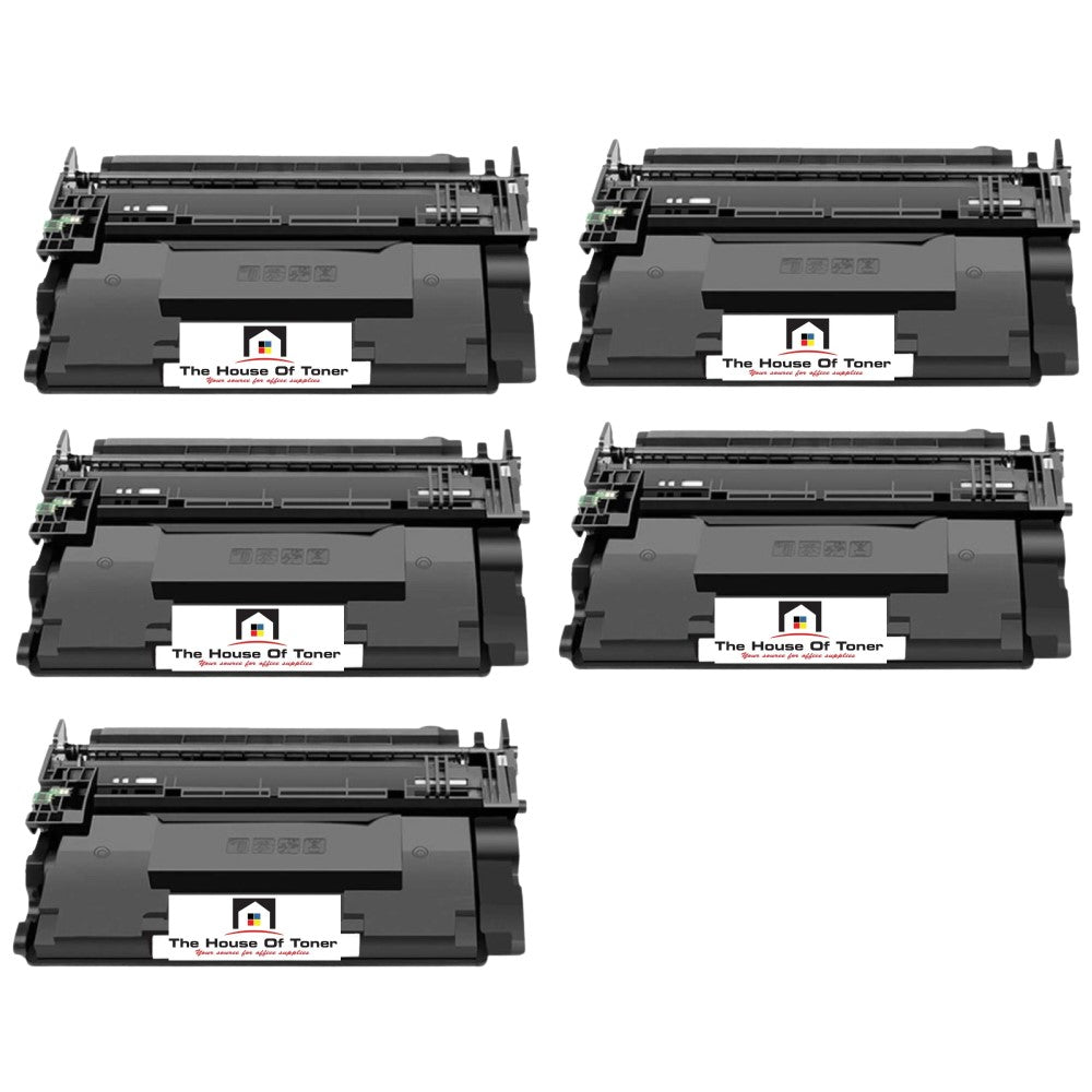 Compatible Toner Cartridge Replacement For HP CF289X (89X) High Yield Black (10K YLD) 5-Pack (W/New Chip) Compatible Toner Cartridge Replacement For HP CF289X (89X) High Yield Black (10K YLD) 5-Pack (W/New Chip)