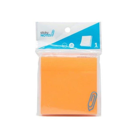 CI134 3" X 3" Neon Orange Sticky Notes