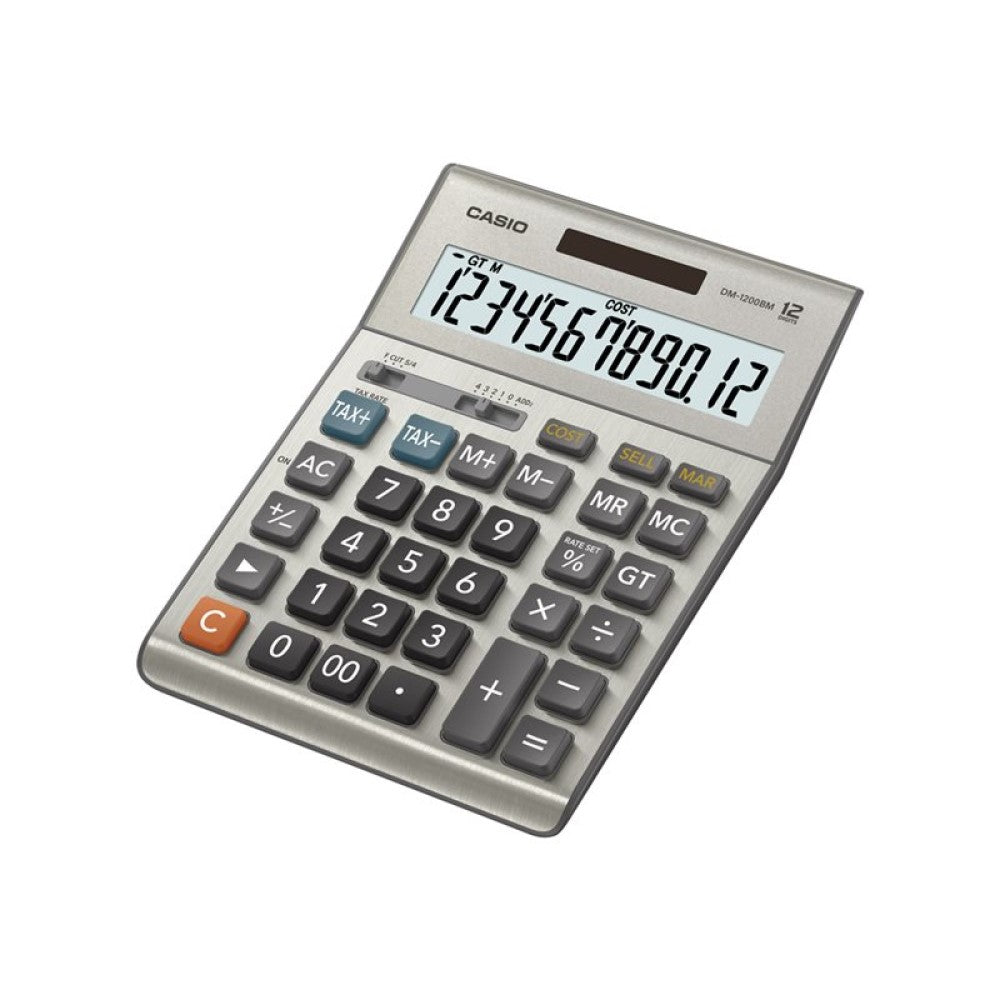 CSODM1200BM CASIO DM1200BM 12 DIGIT DESKTOP CALCULATOR CSODM1200BM CASIO DM1200BM 12 DIGIT DESKTOP CALCULATOR