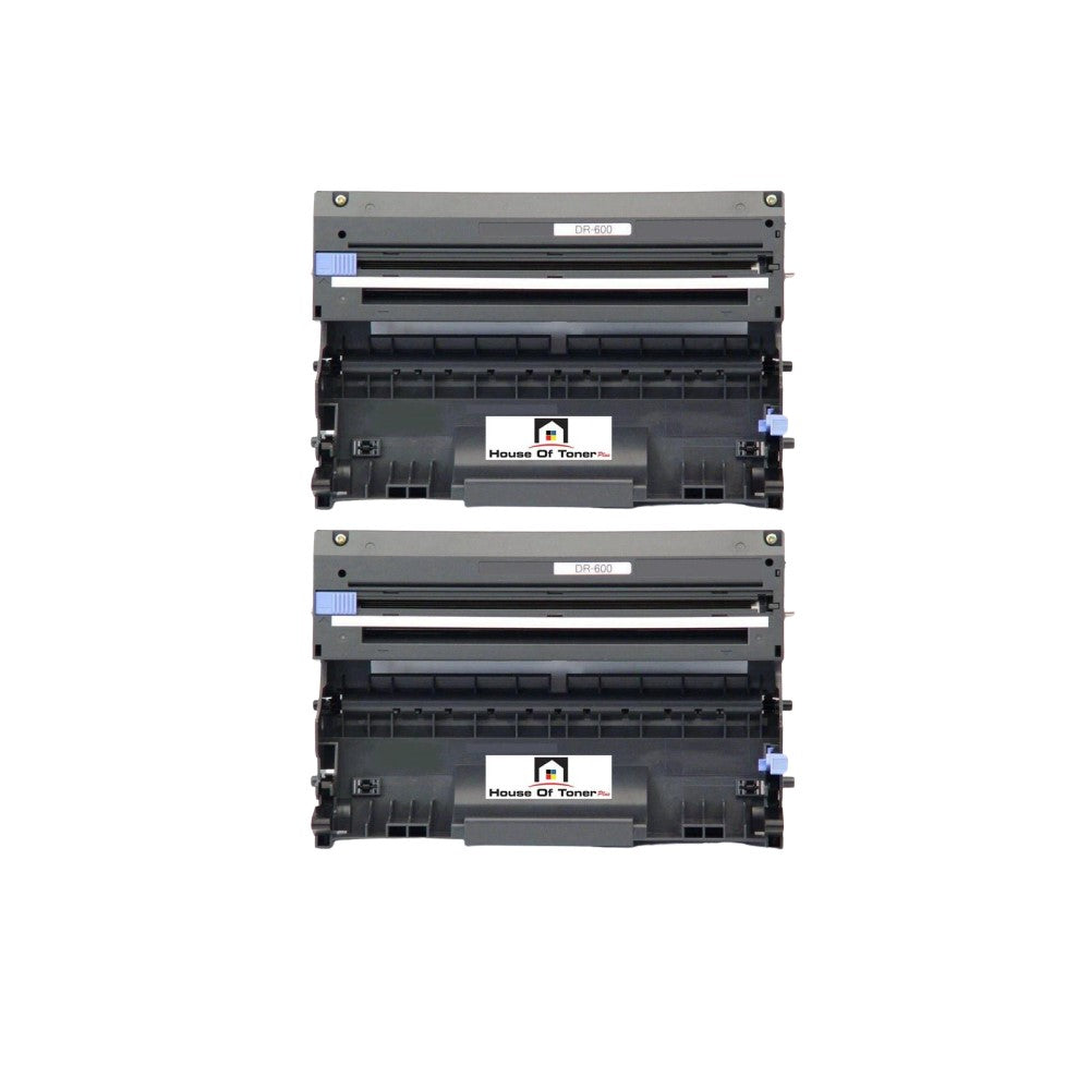 Compatible Drum Unit Replacement For BROTHER DR600 (DR-600) Black (2-Pack) Compatible Drum Unit Replacement For BROTHER DR600 (DR-600) Black (2-Pack)