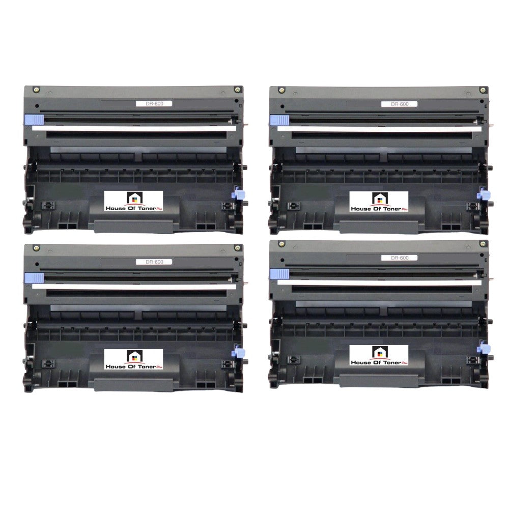 Compatible Drum Unit Replacement For BROTHER DR600 (DR-600) Black (4-Pack) Compatible Drum Unit Replacement For BROTHER DR600 (DR-600) Black (4-Pack)