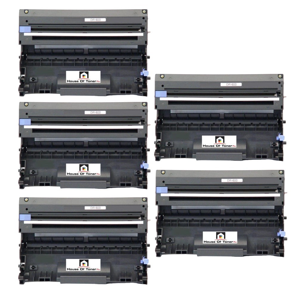 Compatible Drum Unit Replacement For BROTHER DR600 (DR-600) Black (5-Pack) Compatible Drum Unit Replacement For BROTHER DR600 (DR-600) Black (5-Pack)