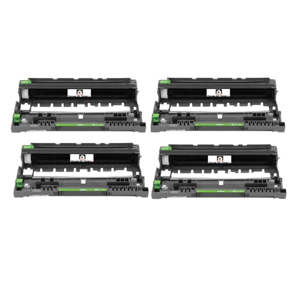 Compatible Drum Unit Replacement for BROTHER DR730 (DR-730) Black (4-Pack) Compatible Drum Unit Replacement for BROTHER DR730 (DR-730) Black (4-Pack)