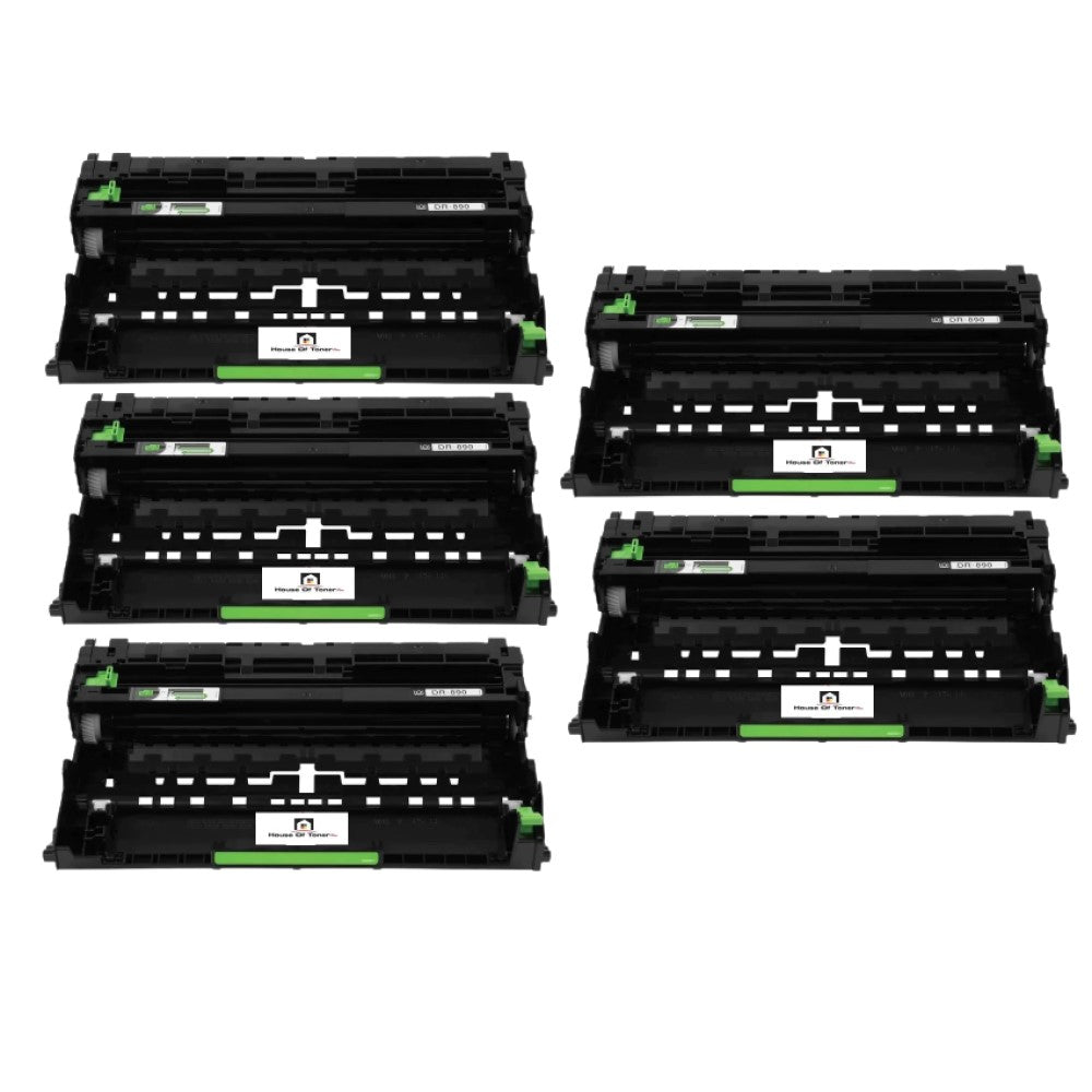 Compatible Drum Unit Replacement For Brother DR890 (DR-890) Black (5-Pack) Compatible Drum Unit Replacement For Brother DR890 (DR-890) Black (5-Pack)