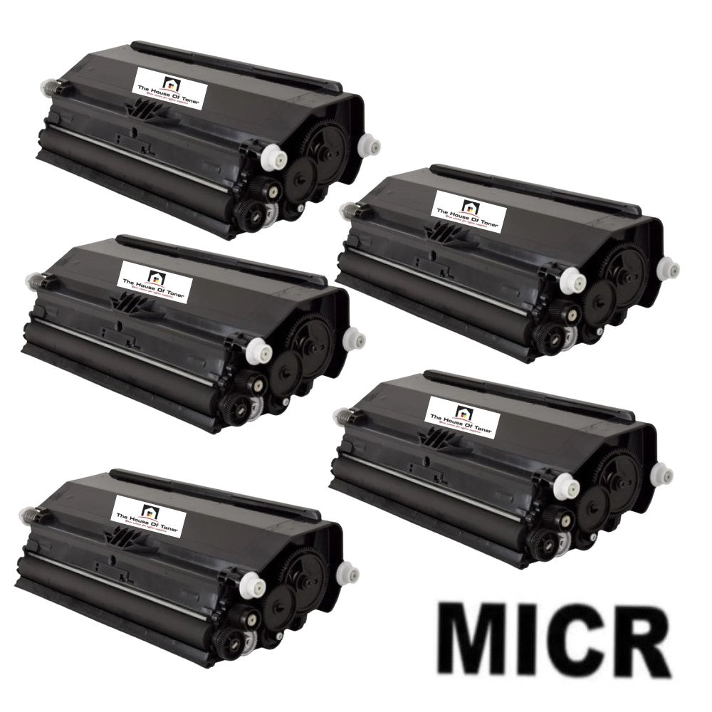 Compatible Toner Cartridge Replacement for Lexmark E460X21A (Black) 15K YLD (W/MICR) 5-Pack Compatible Toner Cartridge Replacement for Lexmark E460X21A (Black) 15K YLD (W/MICR) 5-Pack