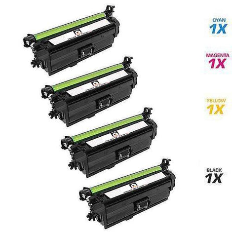 HP 1) CF330X, 1) CF331A, 1) CF332A, 1) CF333A (COMPATIBLE) 4 PACK