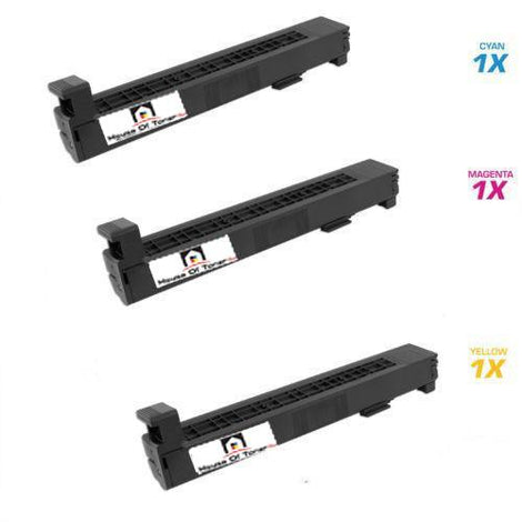 HP 1) CF301A, 1) CF302A, 1) CF303A  (COMPATIBLE) 3 PACK