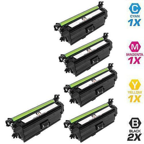 HP 2) CF330X, 1) CF331A, 1) CF332A, 1) CF333A (COMPATIBLE) 5 PACK