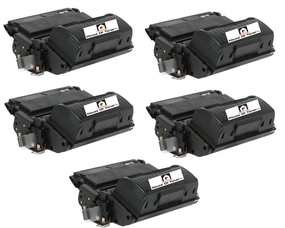 Compatible Toner Cartridge Replacement for HP Q5942X (42X) High Yield Black (20K YLD) 5-Pack Compatible Toner Cartridge Replacement for HP Q5942X (42X) High Yield Black (20K YLD) 5-Pack