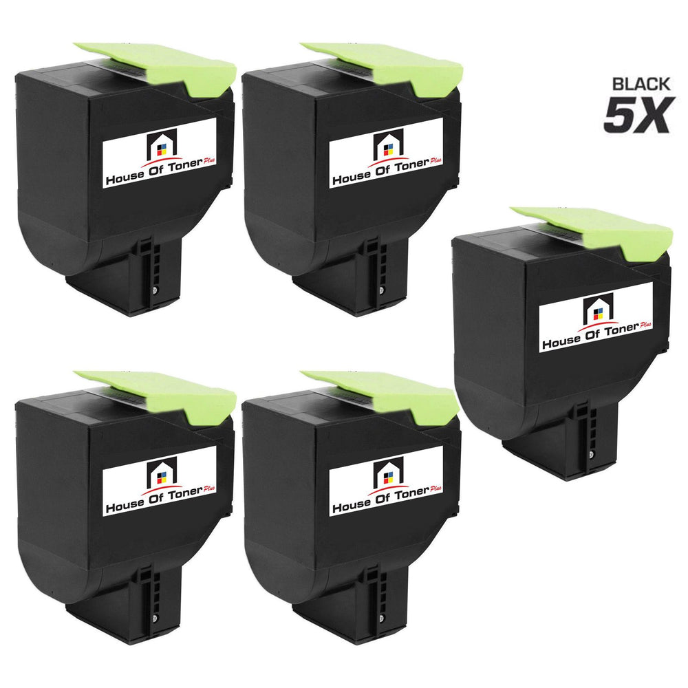 LEXMARK 70C1HK0 (COMPATIBLE) 5 PACK LEXMARK 70C1HK0 (COMPATIBLE) 5 PACK