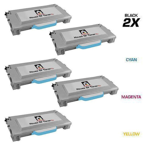 LEXMARK 2) 15W0903,1) 15W0900, 1) 15W0901, 1) 15W0902  (COMPATIBLE) 5 PACK