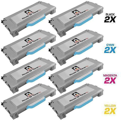 LEXMARK 2) 15W0903,2) 15W0900, 2) 15W0901, 2) 15W0902  (COMPATIBLE) 8 PACK