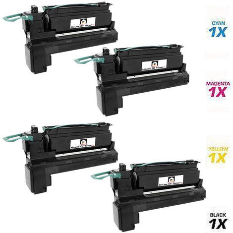 LEXMARK 2) X792X1KG, 1) X792X1CG, 1) X792X1MG, 1) X792X1YG (COMPATIBLE) 5 PACK