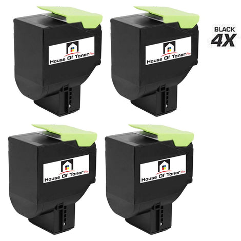 LEXMARK 70C1HK0 (COMPATIBLE) 4 PACK