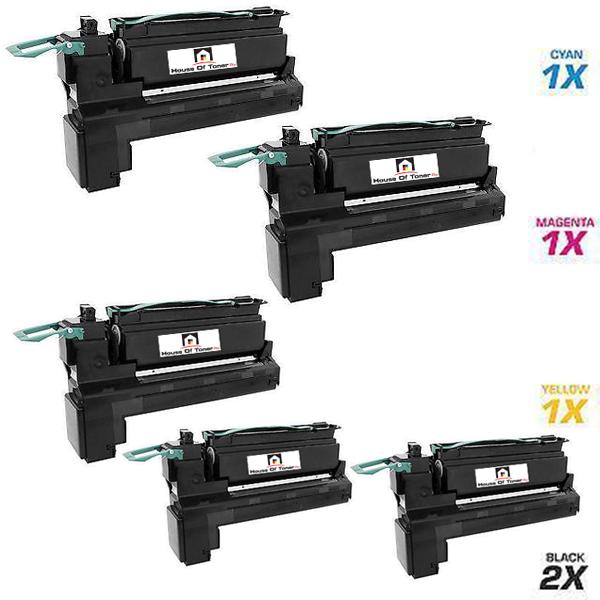 LEXMARK C792 Toner Set for C792DE, C792DHE, C792DTE and C792E (COMPATIBLE) 5 PACK LEXMARK C792 Toner Set for C792DE, C792DHE, C792DTE and C792E (COMPATIBLE) 5 PACK