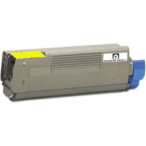 Compatible Toner Cartridge Replacement for OKIDATA 43324401 (TYPE C8) High Yield Yellow (5K YLD)