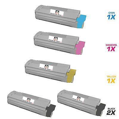 OKIDATA 2) 44315304, 1) 44315303, 1) 44315302, 1) 44315301 (COMPATIBLE) 5 PACK OKIDATA 2) 44315304, 1) 44315303, 1) 44315302, 1) 44315301 (COMPATIBLE) 5 PACK