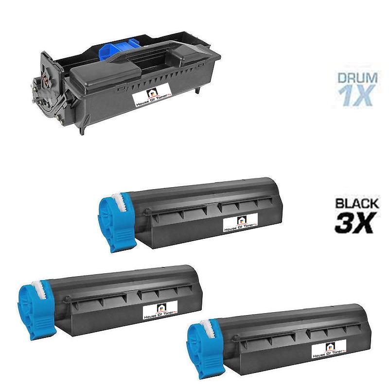 OKIDATA 3) 44574901, 1) 4474301 (COMPATIBLE) 4 PACK OKIDATA 3) 44574901, 1) 4474301 (COMPATIBLE) 4 PACK