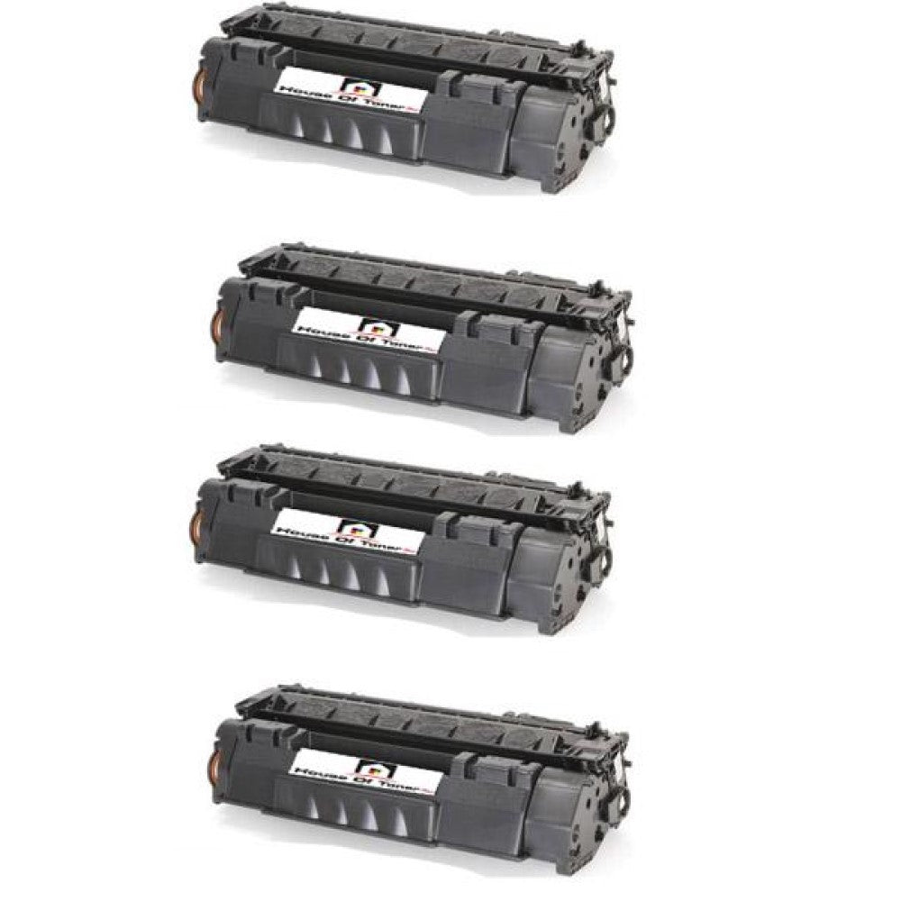 Compatible Toner Cartridge Replacement for HP Q5949A (Q7553A, 49A) Black (2.5K YLD) 4-Pack Compatible Toner Cartridge Replacement for HP Q5949A (Q7553A, 49A) Black (2.5K YLD) 4-Pack