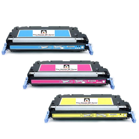 Compatible Toner Cartridge Replacement for HP Q6471A, Q6472A, Q6473A  (501A) Cyan, Magenta, Yellow (4K YLD) 3-Pack