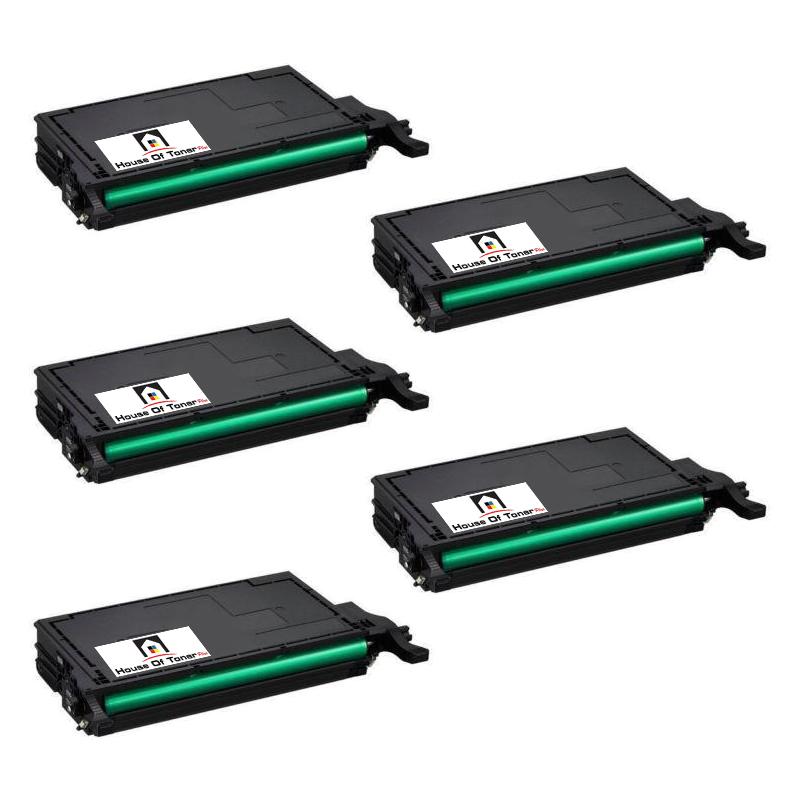 Compatible Toner Cartridge Replacement for SAMSUNG CLT-K508L (COMPATIBLE) 5 PACK Compatible Toner Cartridge Replacement for SAMSUNG CLT-K508L (COMPATIBLE) 5 PACK