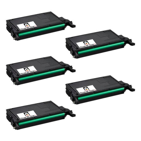 Compatible Toner Cartridge Replacement for SAMSUNG CLT-K508L (COMPATIBLE) 5 PACK
