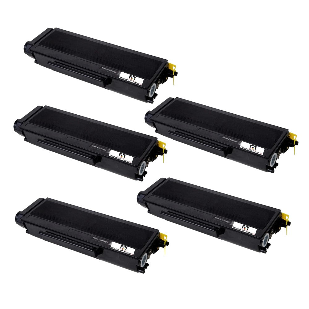 Compatible Toner Cartridge Replacement For BROTHER TN580 (TN-580) High Yield Black (5-Pack) Compatible Toner Cartridge Replacement For BROTHER TN580 (TN-580) High Yield Black (5-Pack)