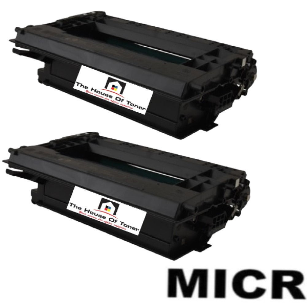Compatible Toner Cartridge Replacement For HP W1470A (HP 147A) Black (10.5K YLD) W/Micr (2-Pack) Compatible Toner Cartridge Replacement For HP W1470A (HP 147A) Black (10.5K YLD) W/Micr (2-Pack)
