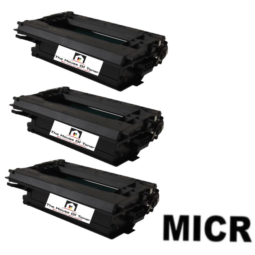 Compatible Toner Cartridge Replacement For HP W1470A (HP 147A) Black (10.5K YLD) W/Micr (3-Pack) Compatible Toner Cartridge Replacement For HP W1470A (HP 147A) Black (10.5K YLD) W/Micr (3-Pack)