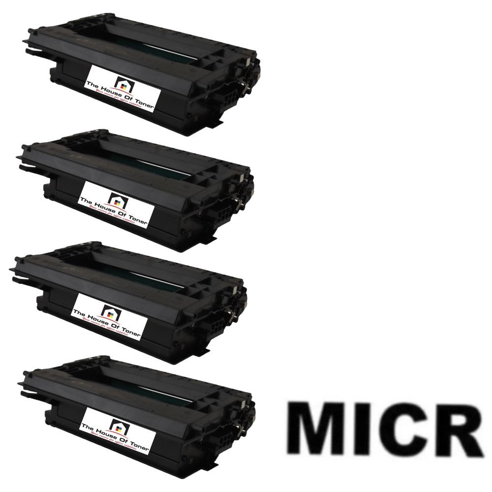 Compatible Toner Cartridge Replacement For HP W1470A (HP 147A) Black (10.5K YLD) W/Micr (4-Pack) Compatible Toner Cartridge Replacement For HP W1470A (HP 147A) Black (10.5K YLD) W/Micr (4-Pack)