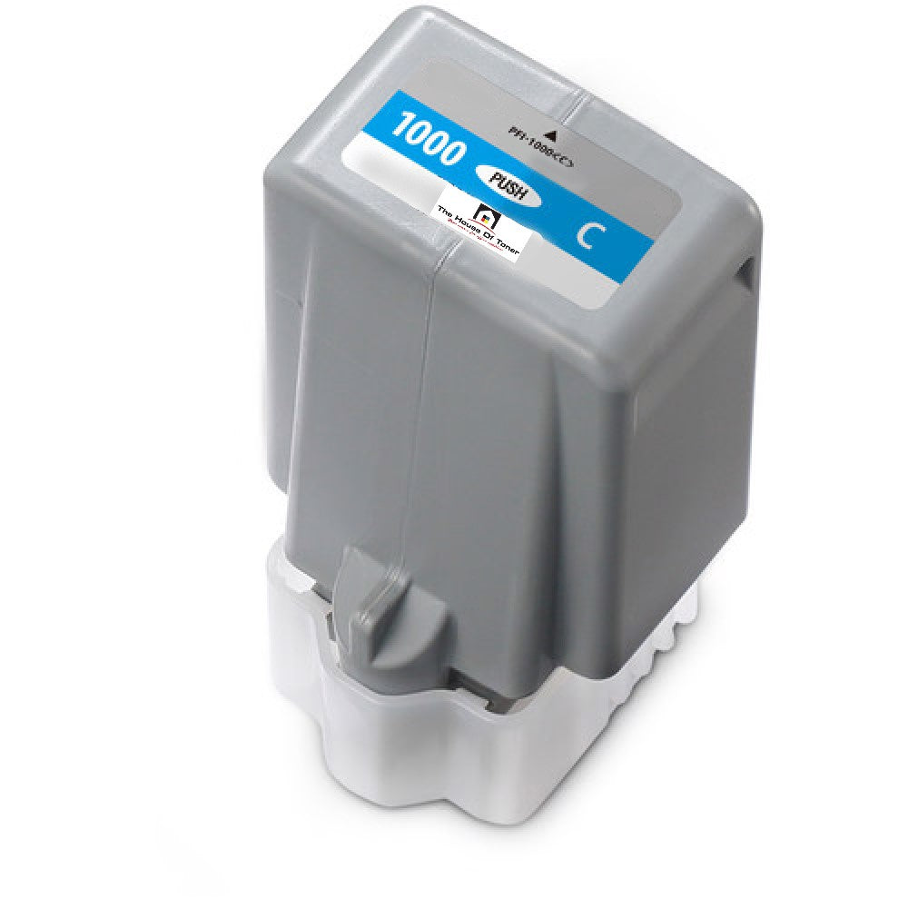 Compatible Ink Cartridge Replacement For CANON 0547C002 (PFI-1000C) Cyan (80 ML)