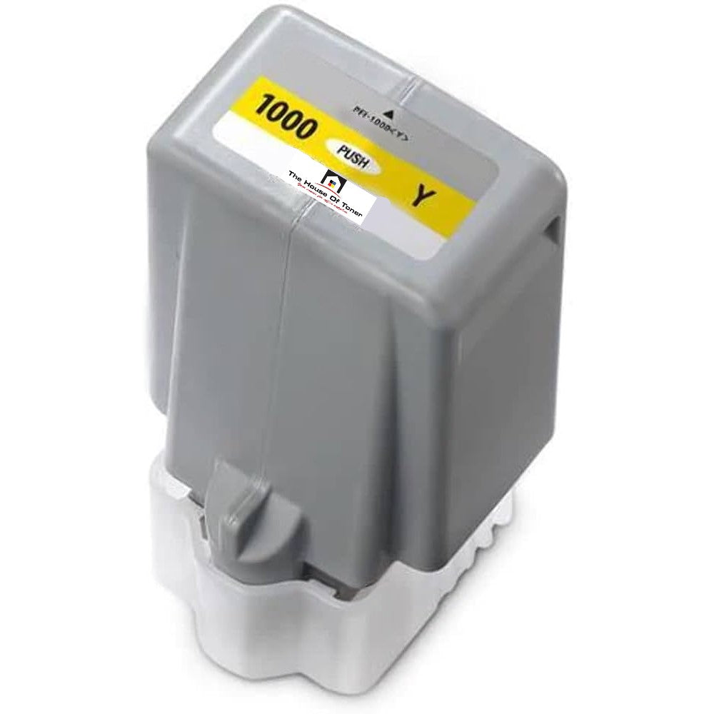 Compatible Ink Cartridge Replacement For CANON 0549C002 (PFI-1000Y) Yellow (80 ML)