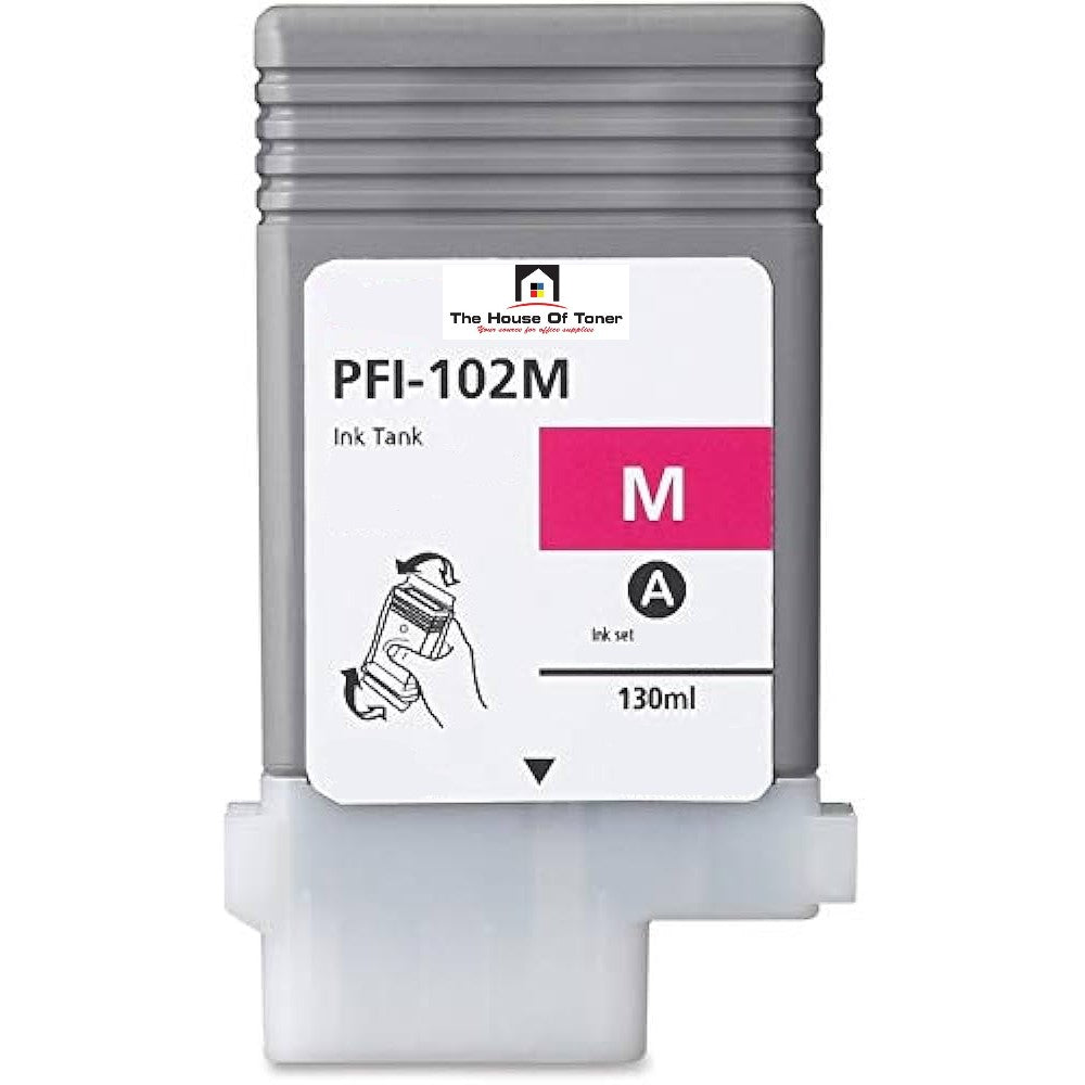 Compatible Ink Cartridge Replacement For CANON 0897B001 (PFI-102M) Mag