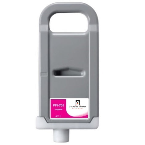 Compatible Ink Cartridge Replacement For CANON 0902B001AA (PFI-701M) Magenta (700ML)