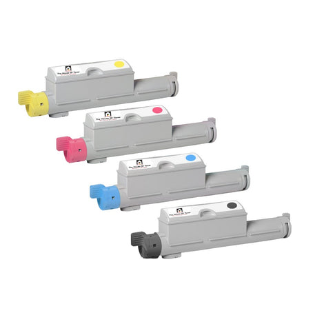 Compatible Toner Cartridge Replacement for XEROX 1) 106R01221,1) 106R01218,1) 106R01219,1) 106R01220 (Black, Cyan, Magenta, Yellow) 18K YLD- Black, 12K YLD-Color (4-Pack)