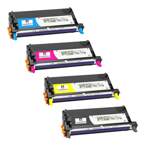 Compatible Toner Cartridge Replacement for XEROX 106R01395, 106R01392, 106R01393, 106R01394 (Black, Cyan, Magenta, Yellow) 7K YLD- Black, 5.9K YLD-Color (4-Pack)