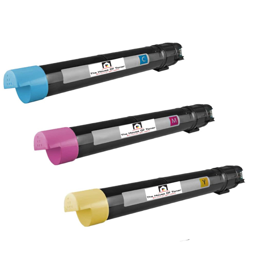 Compatible Toner Cartridge Replacement for XEROX 1) 106R01566, 1) 106R01567, 1) 106R01568 (Cyan, Magenta, Yellow) 17.2K YLD (3-Pack)