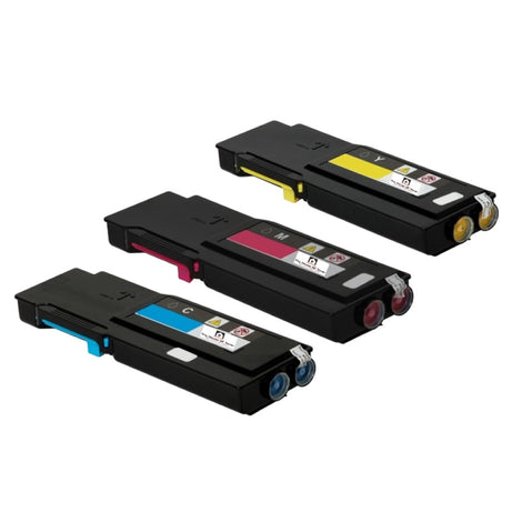 Compatible Toner Cartridge Replacement for XEROX 1) 106R02225, 1) 106R02226, 1) 106R02227 (Cyan, Yellow, Magenta) 6K YLD (3-Pack)