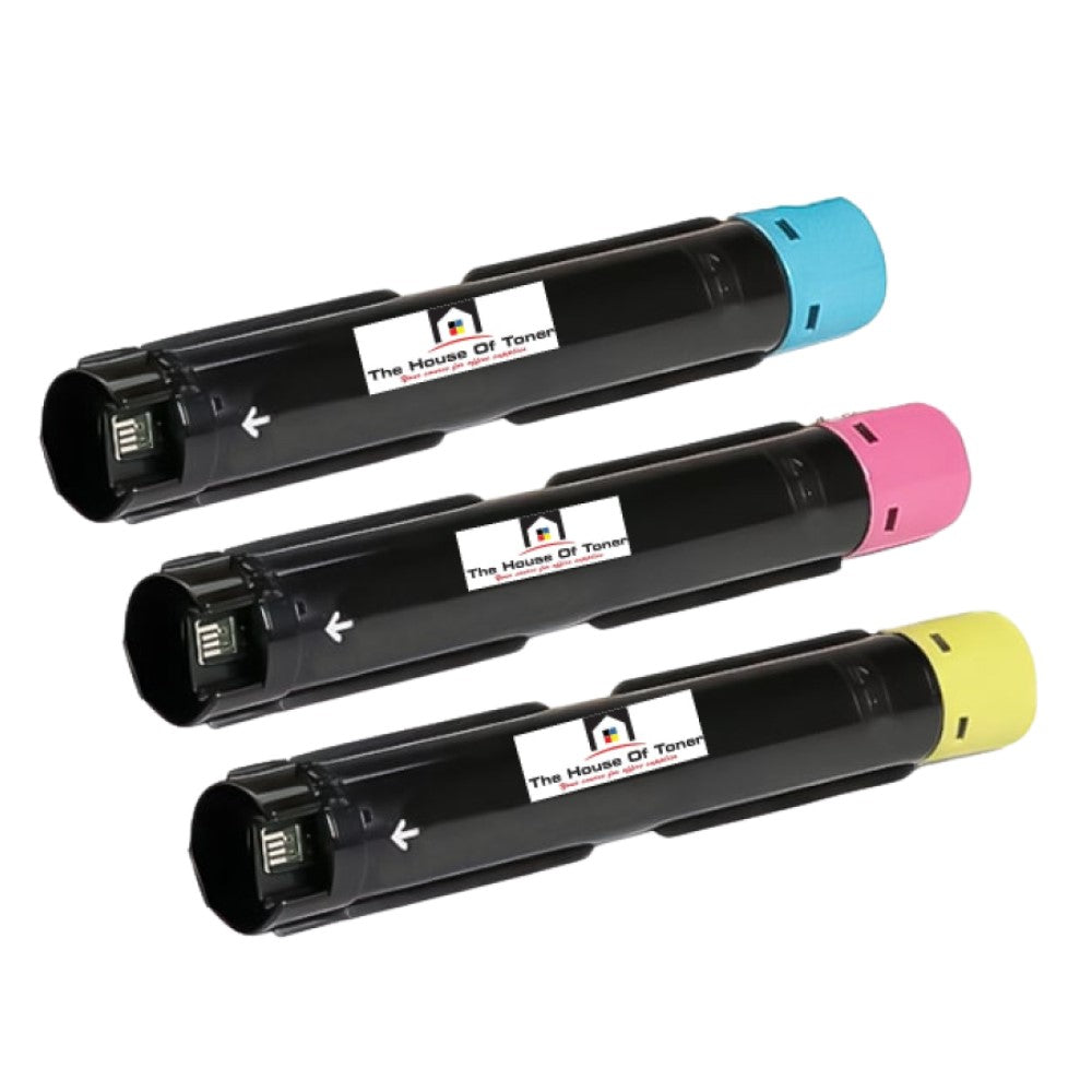 Compatible Toner Cartridge Replacement for XEROX 106R03738, 106R03739, 106R03740 (Cyan, Magenta, Yellow) 16.5K YLD (3-Pack)