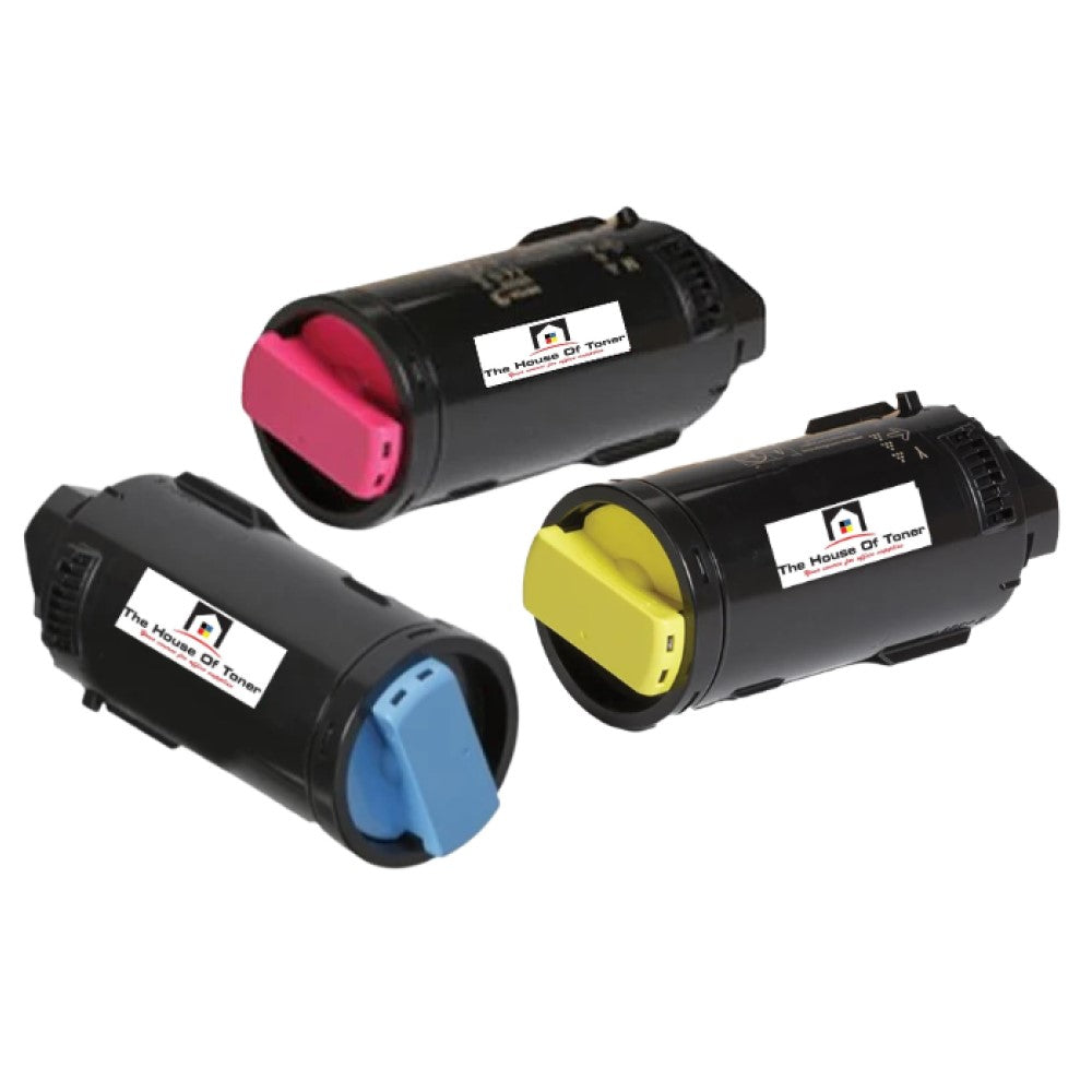 Compatible Toner Cartridge Replacement for XEROX 106R03866, 106R03867, 106R03868 (Cyan, Yellow, Magenta) 9K YLD (3-Pack)