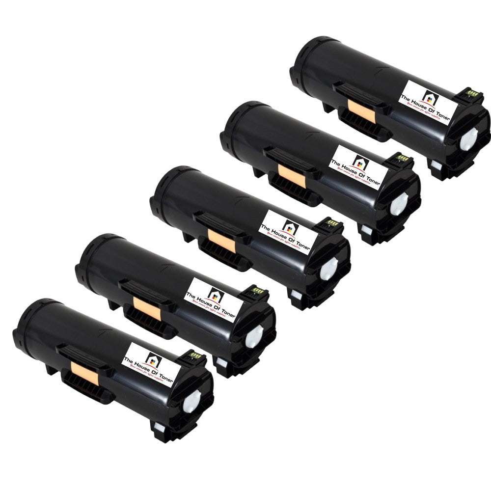 Compatible Toner Cartridge Replacement for XEROX 106R03942 (Black) 25.9K YLD (5-Pack)