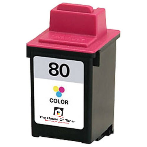 Compatible Ink Cartridge Replacement For Lexmark 12A1980 (80, Tri-Color) 21ML