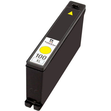 Compatible Ink Cartridge Replacement For Lexmark 14N1071 (100XL, Yellow) 600 YLD