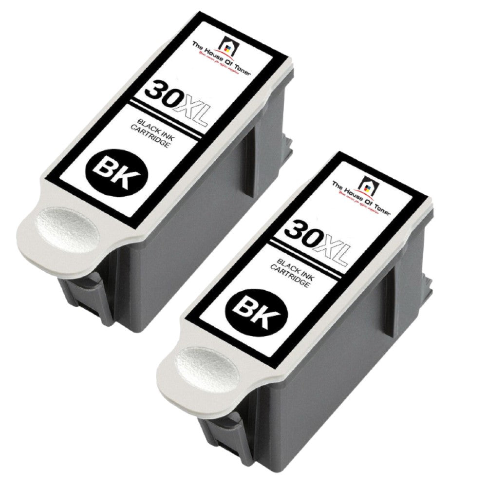 Compatible Ink Cartridge Replacement for KODAK 1550532 (30XL, Black) 670 YLD (2-Pack)