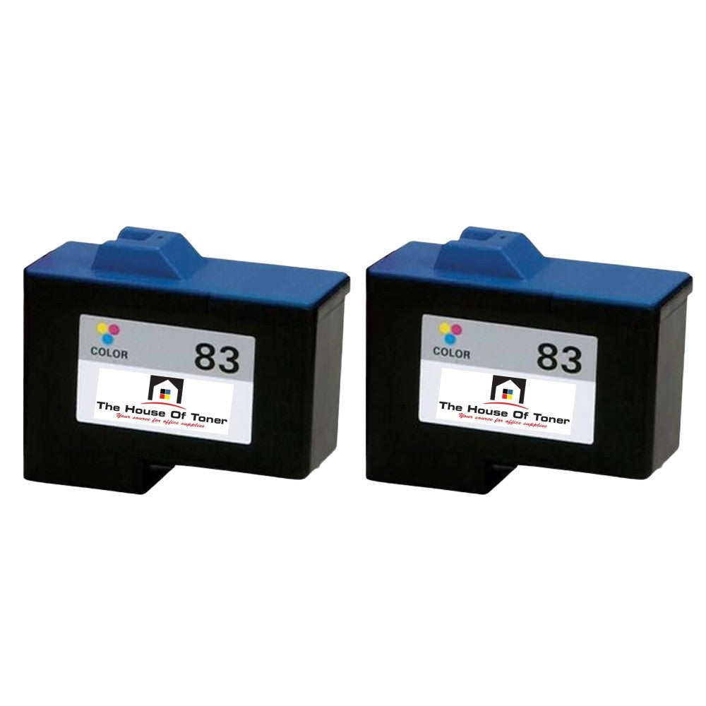 Compatible  Ink Cartridge Replacement For Lexmark 18L0042 (83, Color) 450 YLD (2-Pack)
